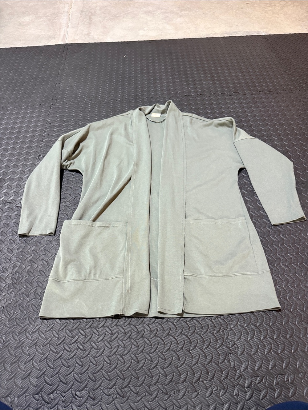 Pact Women’s Open Cardigan with Pockets Sage Green XL/XXL